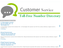 Tablet Screenshot of customerservicenumbers.net